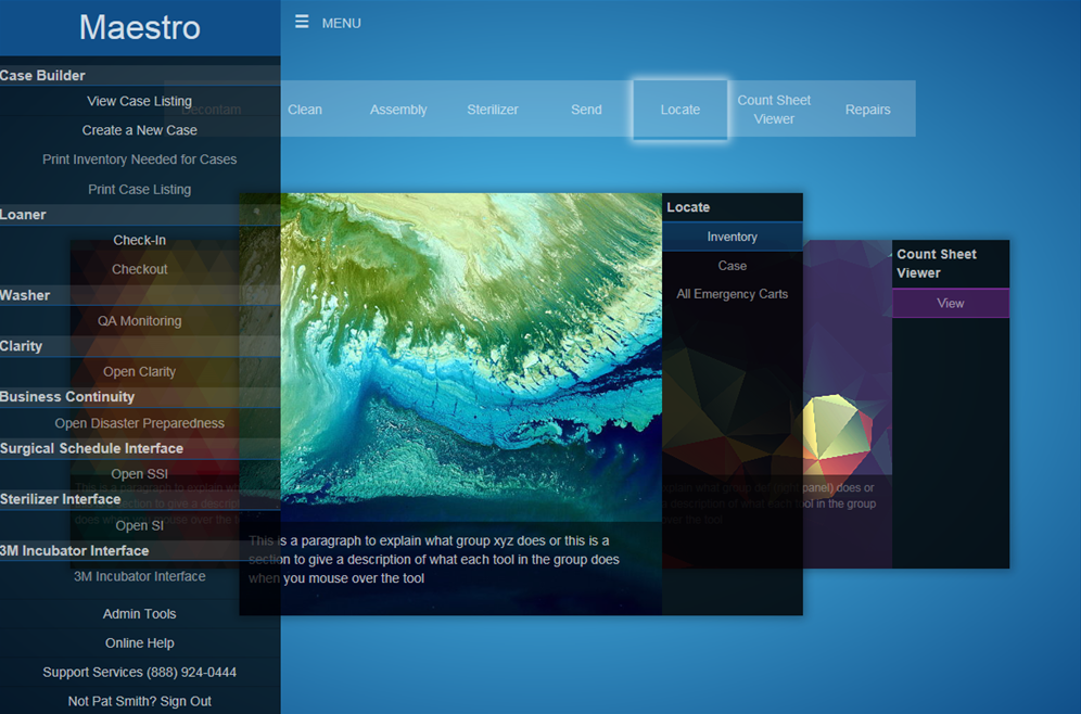 Web App Mockup