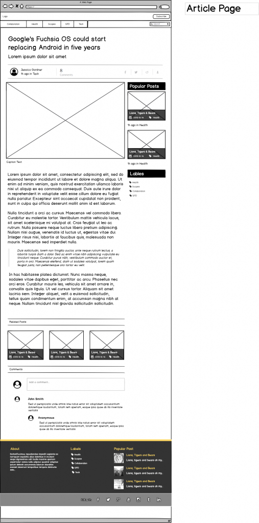 Article Page