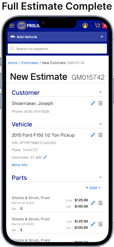 Complete Estimate