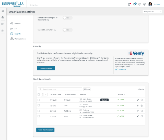 New Organization Brand Styling on Scroll