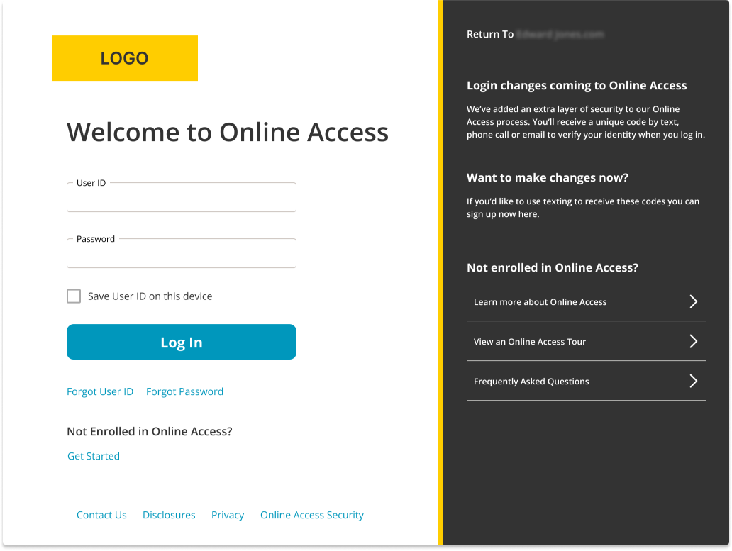 Login Screen