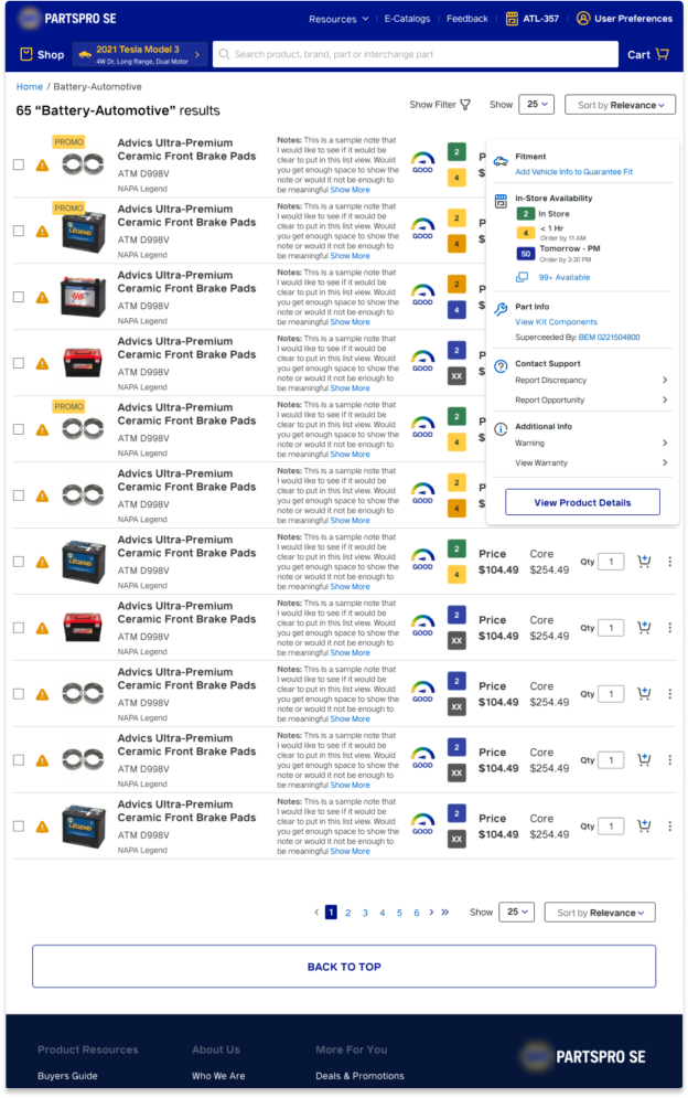 List View